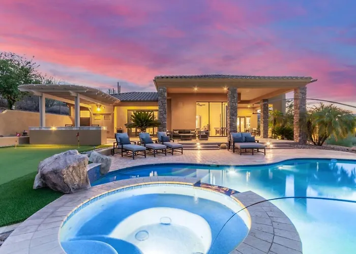 5br, 3 Den Oasis With Pool, Hot Tub And Fountain Views * Fountain Hills
